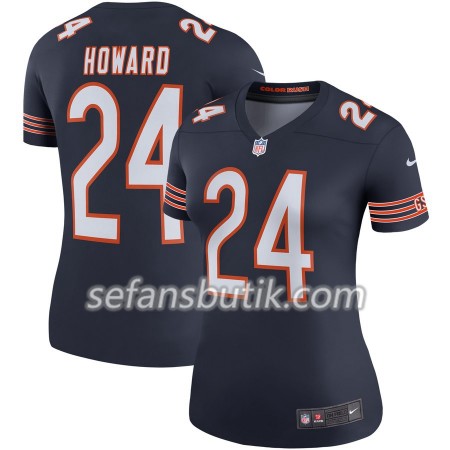 Chicago Bears Tröjor Jordan Howard 24 Nike Navy - Dame